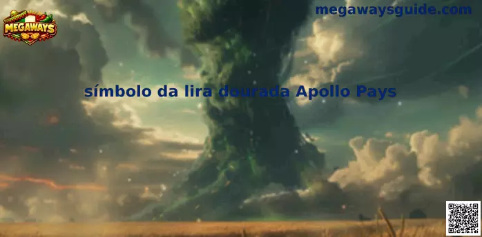Símbolo de la lira dorada en Apollo Pays Megaways