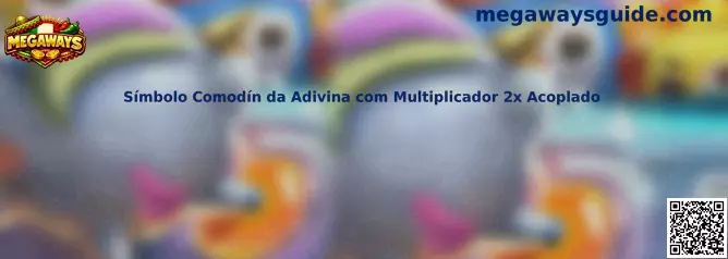 Símbolo Comodín da Adivina com Multiplicador 2x Acoplado