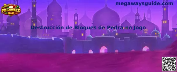 Destrucción de Bloques de Pedra no Jogo