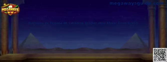 Símbolos de Pegada de Cachorro Scatter para Ativar Giros Grátis